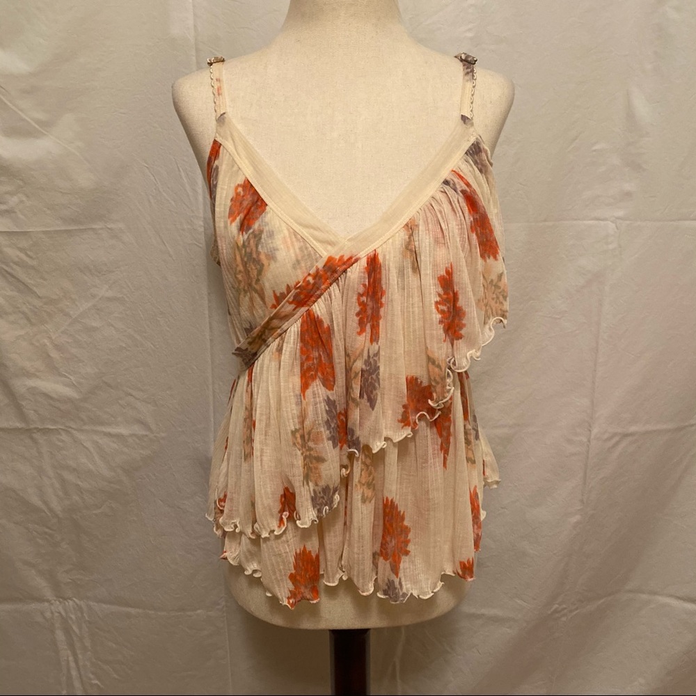 Free People Floral Tank Top